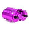 2-Speed 48P Transfer Case Transmission Gearbox with Steel Gears Ratio 1.8:1/0.7:1 for 1/10 RC Crawler Axial SCX10 90046 D90 (Purple) view 2