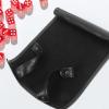 BCOATH PU Leather Dice Bag Roll Up Dice Holder Travel Organizer for Tabletop Gamers Portable with Zippered Closure Suitable for Game Accessories Storage view 3