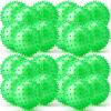 Jerify 24 Pieces Knobby Balls 4.72" Bouncy Spiky Sensory Ball Bulk Soft Inflatable Massage Stress Plastic Toy for School Party Play Outdoor Indoor (Green) view 1