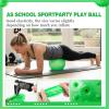 Jerify 24 Pieces Knobby Balls 4.72" Bouncy Spiky Sensory Ball Bulk Soft Inflatable Massage Stress Plastic Toy for School Party Play Outdoor Indoor (Green) view 3