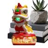 Electric Walking Lion Dance Toy, Interactive Play, 26cm, Chinese Style Electric Lion Toy, Awakening Light Music Gong, Cartoon Musical Walking Animal, Imaginative Play for Tddlers and Preschoolers view 3