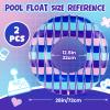 2-Pack Video Game Themed Kids Inflatable Swim Rings, 28 Inch Pool Floats for Ages 10-15, Summer Toys for Hawaiian Beach and Water Park view 2