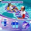 2-Pack Video Game Themed Kids Inflatable Swim Rings, 28 Inch Pool Floats for Ages 10-15, Summer Toys for Hawaiian Beach and Water Park view 3