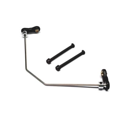 XBERSTAR Front Rear Sway Bar Link Anti-roll Bar Set for Tamiya 1/10 Hornet EVO RC Stainless Steel Anti Roll Bar Set (Rear Sway Bar)