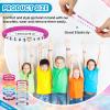 Landical 20 Pcs Cross Bracelets and Jesus Loves You Bracelet Bulk,Rainbow view 3