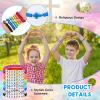 Landical 20 Pcs Cross Bracelets and Jesus Loves You Bracelet Bulk,Rainbow view 4