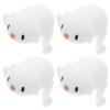 HEALSOPTHY 4Pcs White Silicone Corner Protector Set, Safety Table Edge Guards, Anti-Collision Furniture Bumper for Childproofing Corners in Home and Nursery view 1