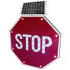 24" Solar Powered LED Stop Sign - Reflective Heavy Duty Traffic Control for Road Safety & Visibility - Ideal for Construction Zones, School Areas & Emergency Use view 1