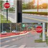 24" Solar Powered LED Stop Sign - Reflective Heavy Duty Traffic Control for Road Safety & Visibility - Ideal for Construction Zones, School Areas & Emergency Use view 3