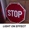 24" Solar Powered LED Stop Sign - Reflective Heavy Duty Traffic Control for Road Safety & Visibility - Ideal for Construction Zones, School Areas & Emergency Use view 4