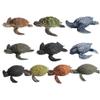 Bemonew Turtle Toy Turtle Figurines 10PCS Realistic Sea Toy Educational Resin Sea Animals Figures for Home Decor Kids Toys view 1
