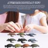 Bemonew Turtle Toy Turtle Figurines 10PCS Realistic Sea Toy Educational Resin Sea Animals Figures for Home Decor Kids Toys view 2