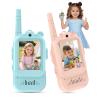 Video Walkie Talkies for Kids, 2 Pack Long Range Rechargeable Walkie-Talkie with Screen, 4 Voice Effects, Perfect Video Call Toys for Age 3-12 Boys Girls, Indoor, Camping, Hiking, Travel view 1
