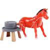 Uanqfegy Electric Rotating Horse Toy with Mill, Rechargeable Realistic Grinding Playset for Kids, Girls & Boys view 1