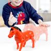 Uanqfegy Electric Rotating Horse Toy with Mill, Rechargeable Realistic Grinding Playset for Kids, Girls & Boys view 2