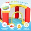 Bounce House for Toddlers, Indoor Inflatable Castle with Slide & Mesh Walls, Small Bouncy House for Ages 3-4, Soft Play Area for Playroom & Apartment, Includes Blower view 3