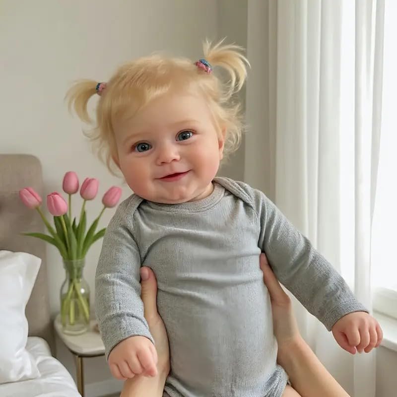 Angelbaby Real Life Full Silicone Baby Doll Maddie - 20in Reborn Baby Dolls Silicone Full Body, Realistic Babies Doll, Anatomically Correct Girl, Life Like New Born Reborn Dolls with Accessories