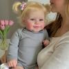 Angelbaby Real Life Full Silicone Baby Doll Maddie - 20in Reborn Baby Dolls Silicone Full Body, Realistic Babies Doll, Anatomically Correct Girl, Life Like New Born Reborn Dolls with Accessories view 2