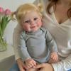 Angelbaby Real Life Full Silicone Baby Doll Maddie - 20in Reborn Baby Dolls Silicone Full Body, Realistic Babies Doll, Anatomically Correct Girl, Life Like New Born Reborn Dolls with Accessories view 3