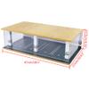 1/24 Parking Garage Model, Car Garage Display Case with Clear Acrylic Cover & LED Lighting Toy Car Storage Tabletop Showcase for Various Model Cars, Motorcycles (1/24-4 Parking) view 3