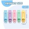 5 Retractable Erasers, Cute Heart Design Sliding Retractable Erasers for School, Office and Home..Aesthetic. view 4