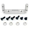 Aluminum Alloy Servo Mount Bracket for 1/10 RC Crawler Portal Axle, CNC Machined Upgrade (Silver) view 1
