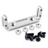 Aluminum Alloy Servo Mount Bracket for 1/10 RC Crawler Portal Axle, CNC Machined Upgrade (Silver) view 2