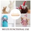 ERINGOGO Felt Doll Display Stand and Doll Display Brackets for 10Cm X 5Cm Fixed Base Rack Suitable for Crafting and view 4
