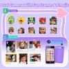 MOMILLA Kids Toys Smart Phone for Girls, 3.97 Touchscreen Dual Cameras with 45+ Stickers, 220+ Games & 16GB Storage, Birthday Gifts for Kids Age 3-10, Educational Mini Toddler Play Phone Toy view 4