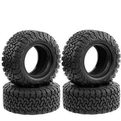 4Pcs 1.9" RC Tires 90x37mm for M-N M-JX SCX10 II TRX4 Crawler Upgrade Wheels 1/10 Scale Off-Road(4pcs)