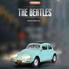 1:16 Retro RC Car D62MINI, Classic Beetle-Style Remote Control Vehicle with LED Lights, Smooth Driving & 30 Min Playtime for Adult Hobbyists Blue view 2