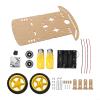 2WD Smart Robot Car Chassis Kit with Dual Gear Motors and Speed Encoders, 7.87 x 3.94 in, for Arduino for DIY Robotics, Tracking, Obstacle Avoidance and Educational Projects view 1