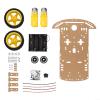 2WD Smart Robot Car Chassis Kit with Dual Gear Motors and Speed Encoders, 7.87 x 3.94 in, for Arduino for DIY Robotics, Tracking, Obstacle Avoidance and Educational Projects view 3