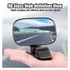 Car Rearview Mirrors 360 Rotation Universal Safety Monitor Car Back Seat Baby Kids View Mirror 2 In 1 Auto Ornament Adjustable Car Mirrors view 3
