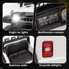 12V Kids Electric Ride on Truck Car w/Parent Remote Control, 3 Speeds 5MPH Max Speed, Spring Suspension, LED Lights, Music, Salfty Belts Kids Electric Ride on Car As a Gift view 3