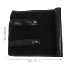 Abaodam PU Leather Dice Organizer Roll-Up Bag with Zipper Small Portable Dice Holder Pouch for Board Game Players for Travel and Gaming Sessions view 2