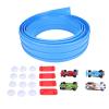 Fockety Flex Tracks for Kids, Portable Long Rolls Up Flexible Race Track with 4 Cars & 12 Suction Cups, Flexible Race Car Ramp, DIY Racetrack Toy for Boys Girls Ages 3+, Birthday view 1