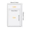 100 Pack Acrylic Card Case Holder Protectors for Graded Slab & Trading Cards - Magnetic Sports Card Protectors with Label Position for Baseball, Game, Standard Collectible Cards view 2