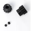 BENMAZ 2Pcs Hardened Steel 13T Pinion Gear (1.0 Mod) 5 mm Bore for 1/8 Sledge 5mm Shaft,Replace 6483X Upgrade Part view 2