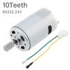 10 Teeth RS550 DC Motor Fine 24V Electric Kids Ride On Car SUV Parts for Remote Control 1PCS(18000RPM) view 3