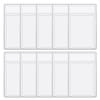 10 Pack Acrylic Card Case Holder Protectors for Graded Slab & Trading Cards - Magnetic Sports Card Protectors with Label Position for Baseball, Game, Standard Collectible Cards view 1