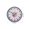 ifundom Kids Learning Wall Clock for Bedrooms - 10" Child Friendly Analog Design - No Ticking Time Teaching Clock for Boys Girls Room Decor Study Areas Black view 2