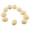 ArtHoval 10PCS Fake Chicken Eggs Plastic Eggs, Smooth Edges Safe for Children DIY Easter Crafts Encourages Hens to Lay Eggs Educational Toy view 1
