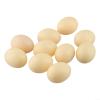 ArtHoval 10PCS Fake Chicken Eggs Plastic Eggs, Smooth Edges Safe for Children DIY Easter Crafts Encourages Hens to Lay Eggs Educational Toy view 2