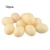 ArtHoval 10PCS Fake Chicken Eggs Plastic Eggs, Smooth Edges Safe for Children DIY Easter Crafts Encourages Hens to Lay Eggs Educational Toy view 3