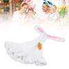 Fauitay Easter Bunny Outfit for Goose,Lawn Goose Clothing Plush Cute Long Ear Easter Bunny Outfit for White Rosy view 2