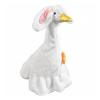 Fauitay Easter Bunny Outfit for Goose,Lawn Goose Clothing Plush Cute Long Ear Easter Bunny Outfit for White Rosy view 4