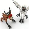 99 Forest Nights Adventure Blocks-478PCS Deer & Owl Gothic Building Blocks, Desk Ornament & Collectible Gift for Boys Girls & Fans (A) view 3