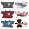 5Pcs Teddy Bear Clothes Set, Bear Sweater Outfits Fit 6-8 Inch Plush Stuffed Animals, Cute DIY Dressing Clothes for Toys, Stuffed Animal view 1