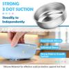 HaWare Baby Bowls with Suction, Stainless Steel Toddler Bowl with Removable Silicone Sleeve, Non-Slip Child Food Bowl with Silicone Suction, Unbreakable Kids Bowls for Feeding, Blue+Green+Grey, 3 Pack view 3